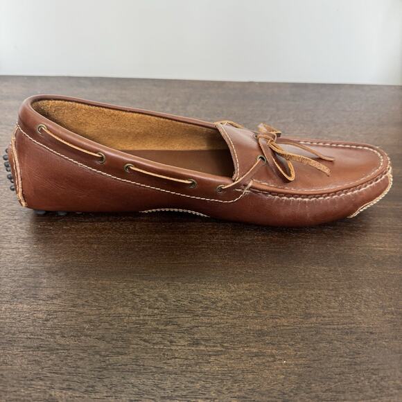 Cole Haan Gunnison 1 Eye Driver Moccasins Men's Shoe 10D Tie Leather Cushioned - Picture 3 of 16